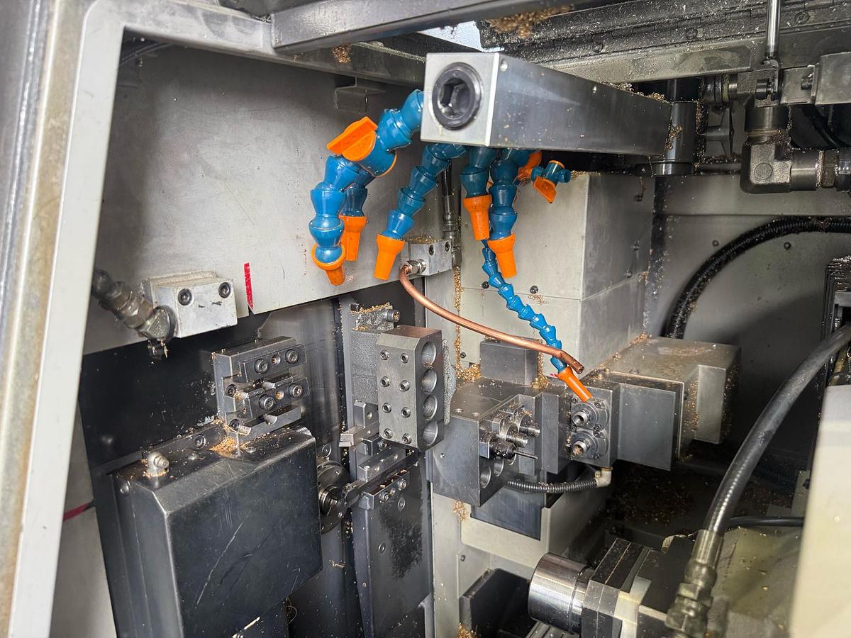 Used 2017 Tsugami B0206E-III CNC Swiss-type automatic lathe including Automatic Bar Feeder