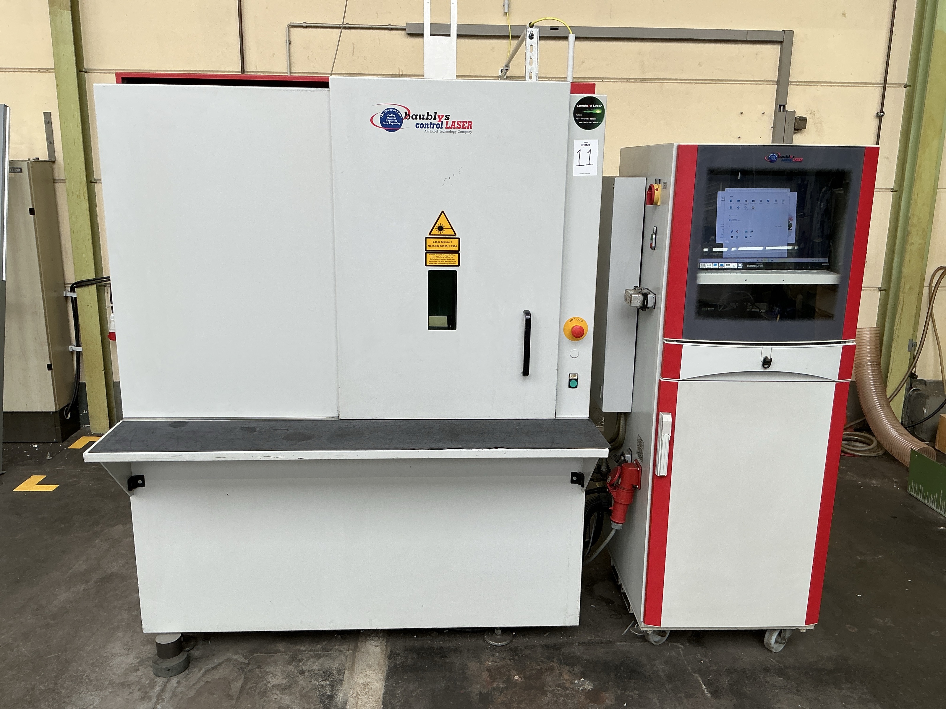 Used 2004 Baublys 65S/NC 500 Laser Engraving Machine