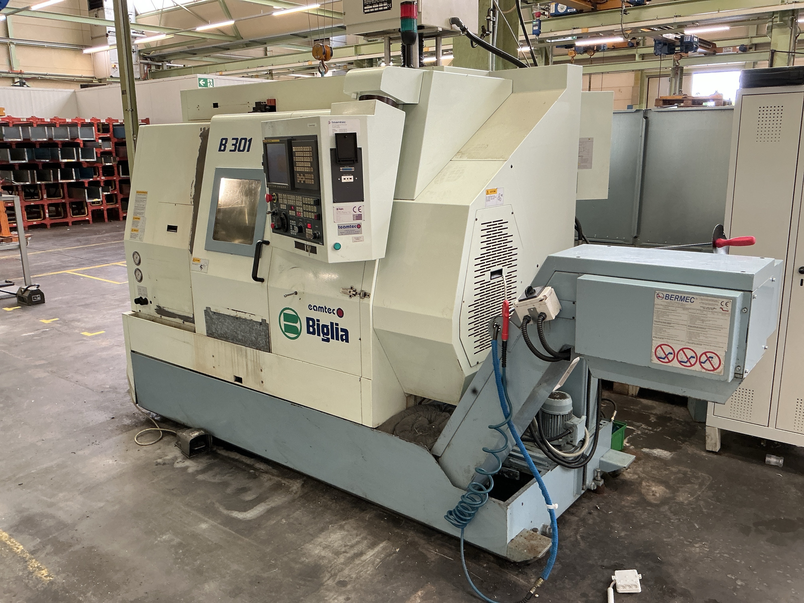 Used 2005 Biglia B 301 YS CNC Lathe