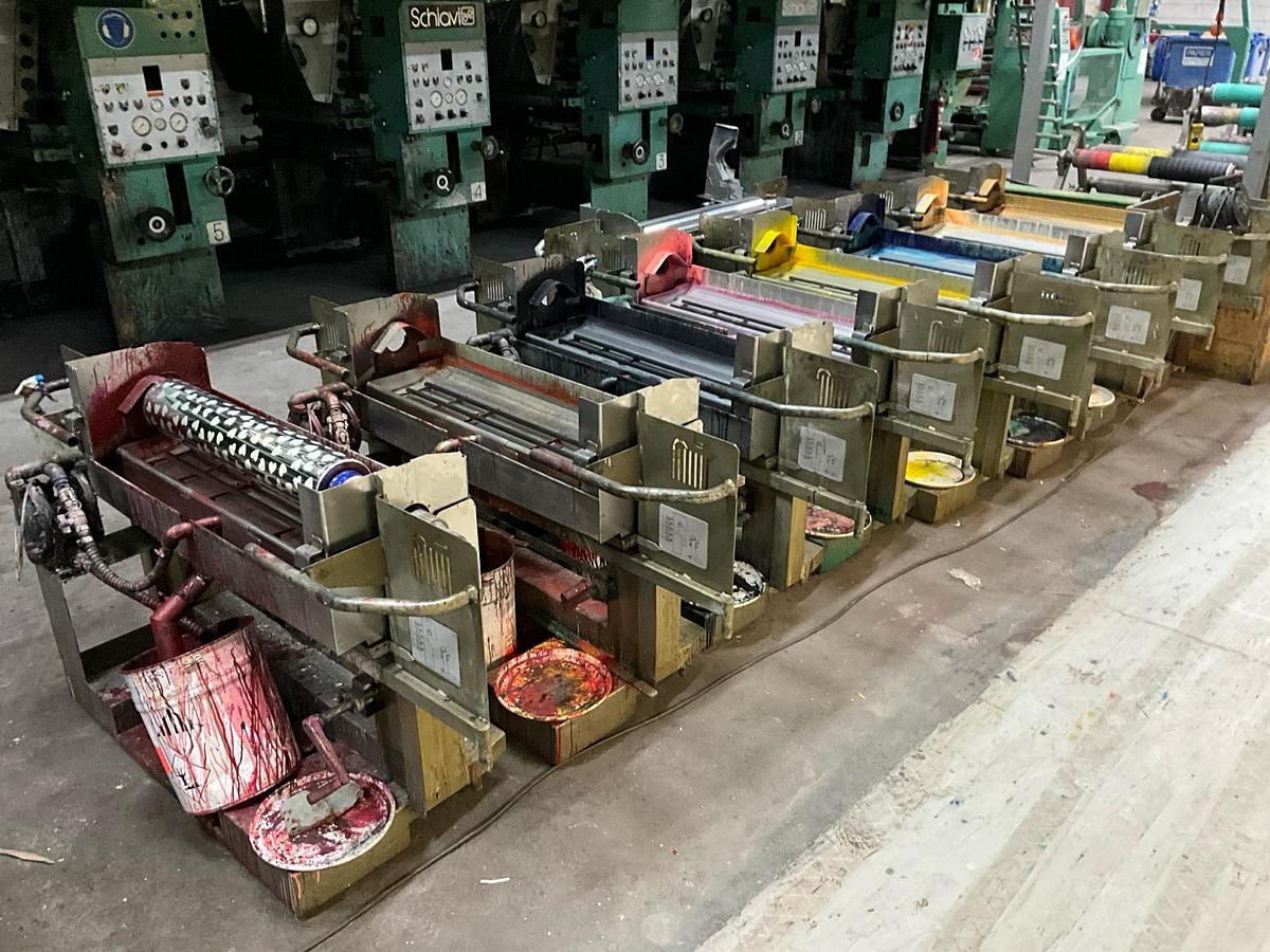 Used 2015 Bobst Rotomec 4003 1000/350/C 7-color rotogravure printing press