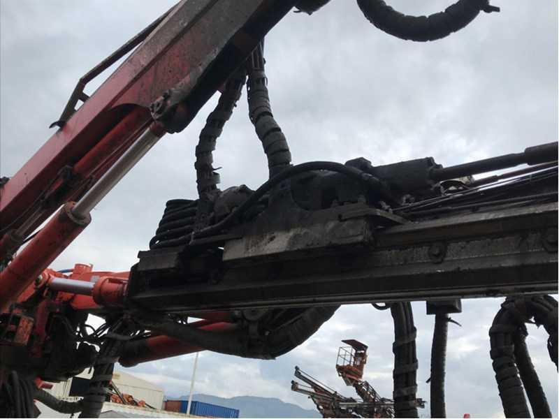 Used 2010 SANDVIK DT1130-SC tunnel jumbo drill rig