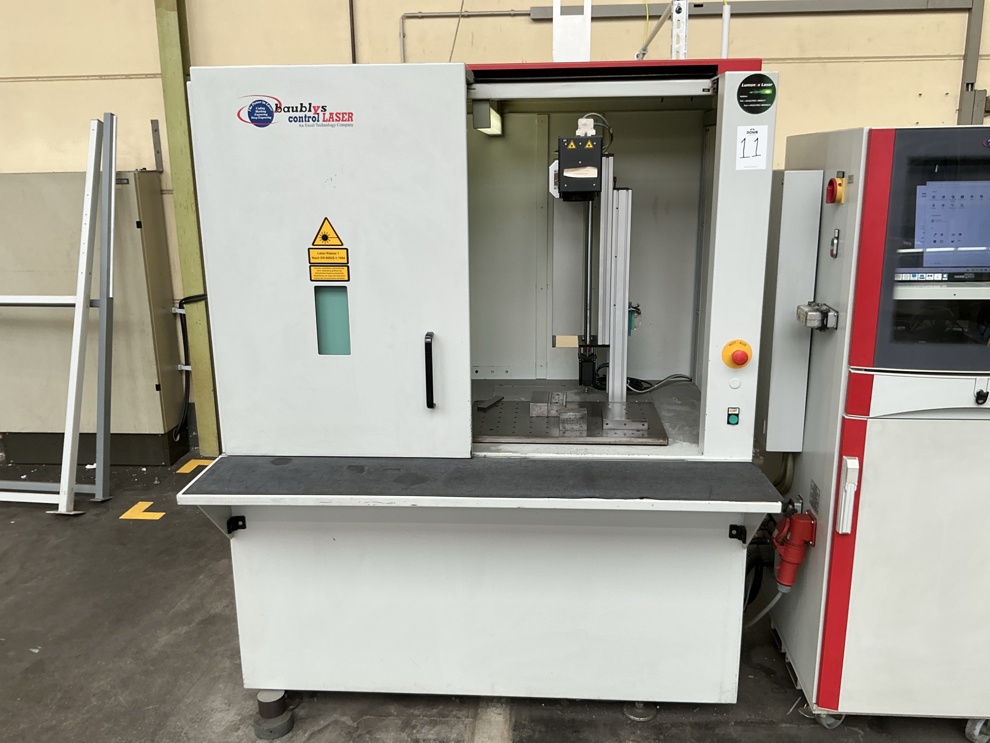 Used 2004 Baublys 65S/NC 500 Laser Engraving Machine