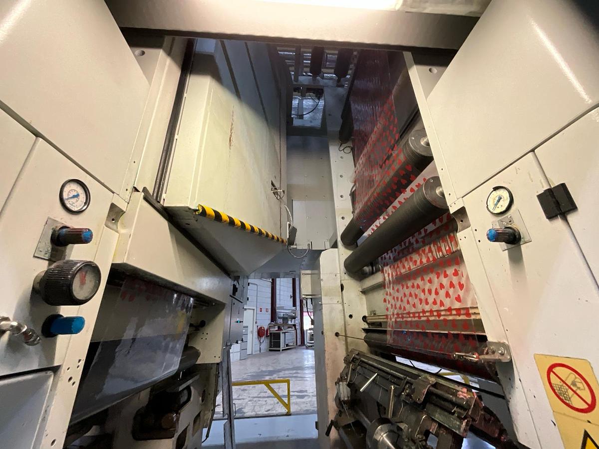 Used 2015 Bobst Rotomec 4003 1000/350/C 7-color rotogravure printing press
