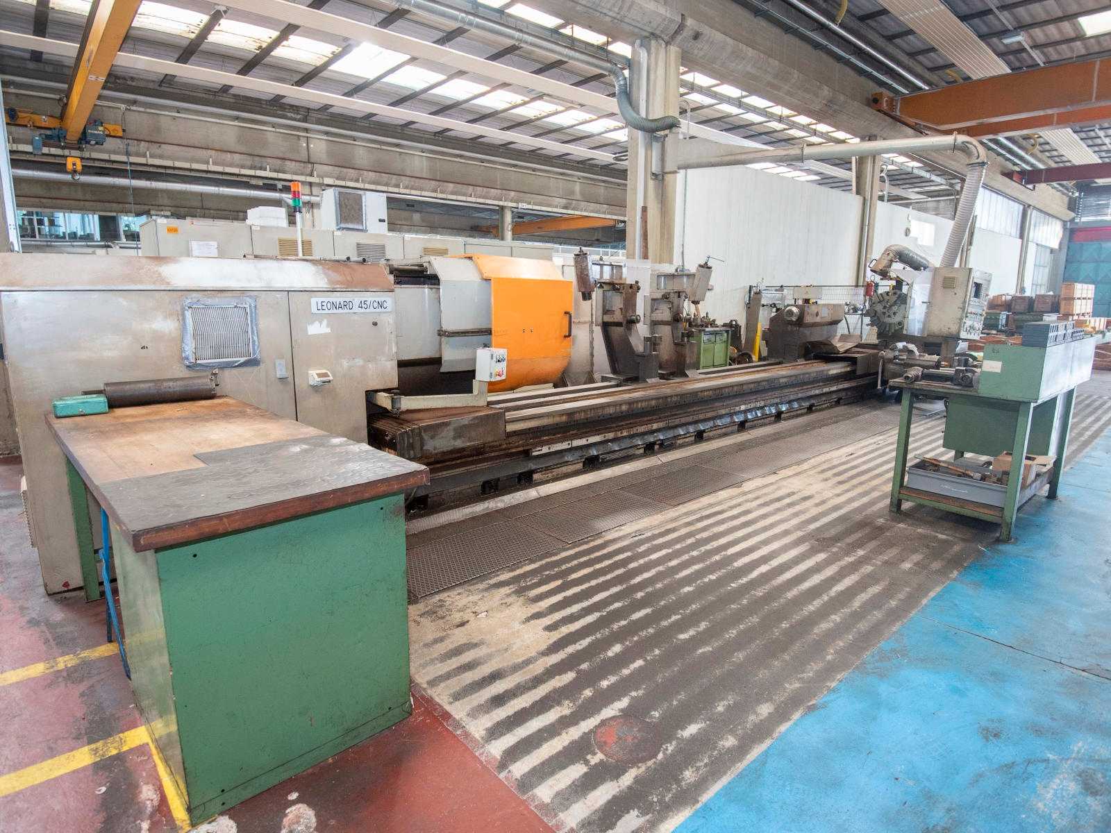 Used SAFOP LEONARD 45/CNC 4-GUIDEWAYS CNC LATHE