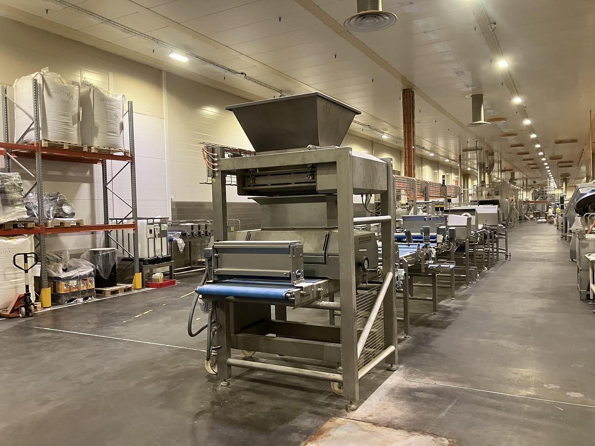 Used 2017–2021 Complete TROMP / KUNZE / DEN BOER Cracker Production Line – Universal Line for Crackers, Pita & Flatbread – Up To 60,000 pcs/hr