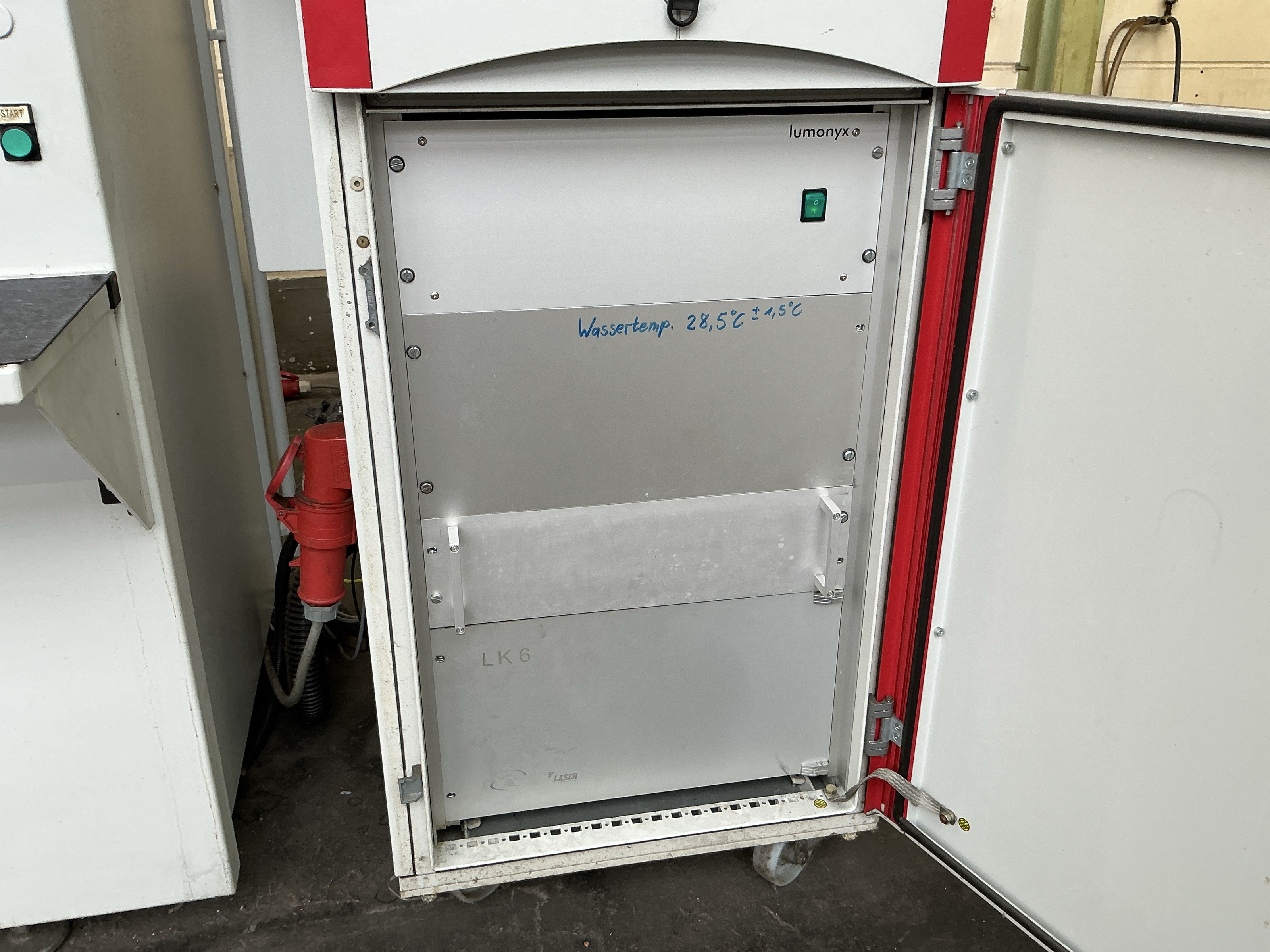 Used 2004 Baublys 65S/NC 500 Laser Engraving Machine