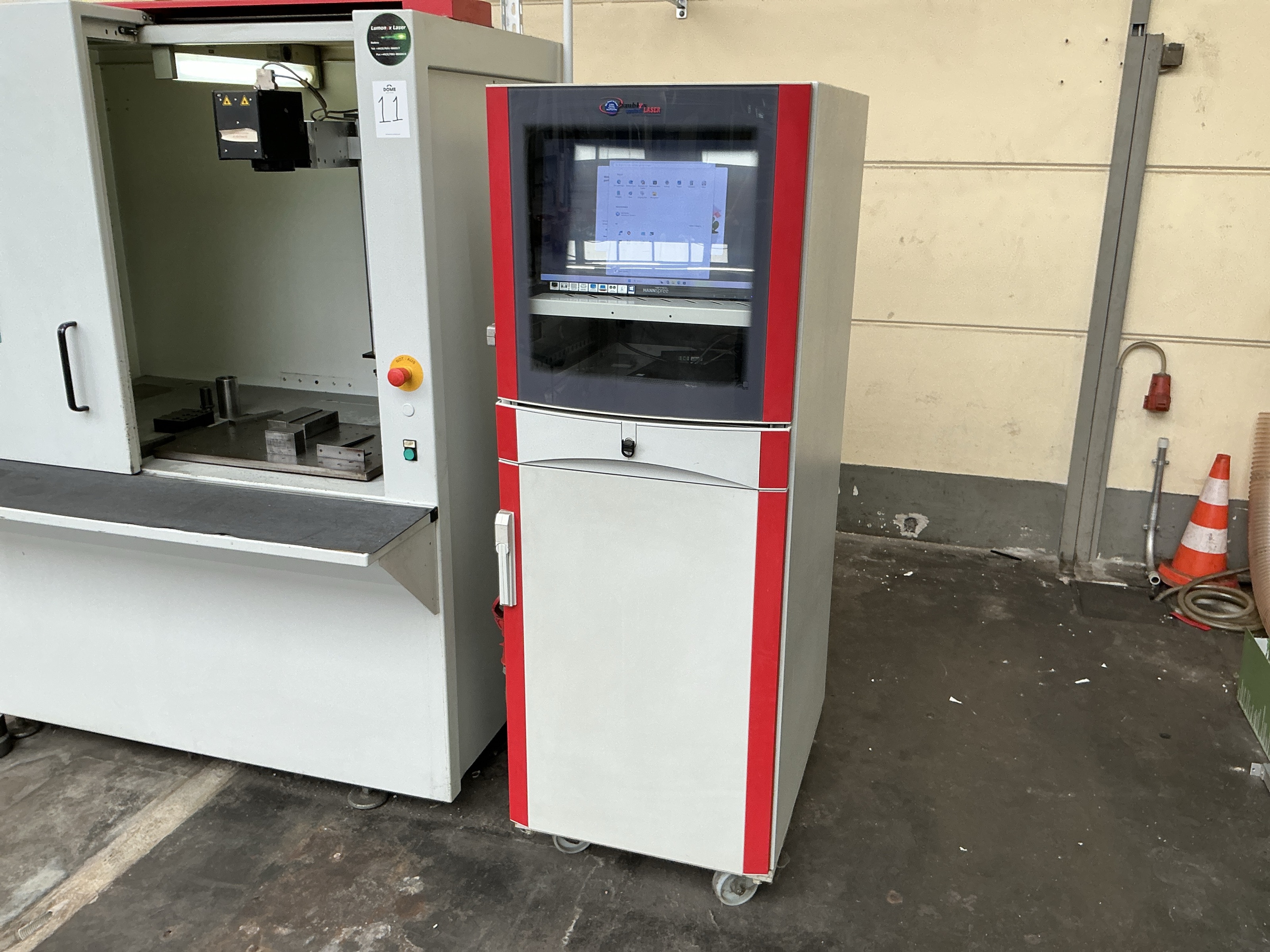 Used 2004 Baublys 65S/NC 500 Laser Engraving Machine