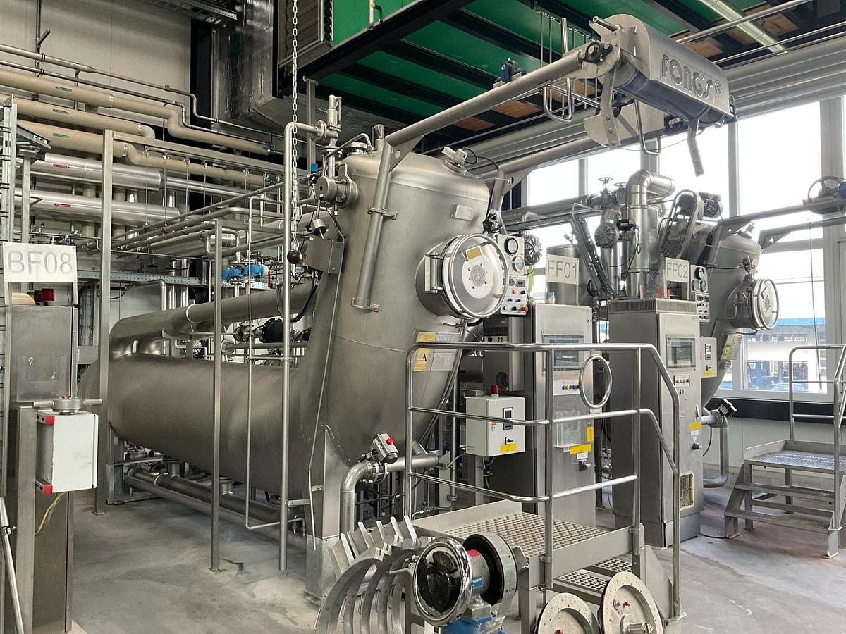 Used 2014 Fong’s ECO-8-D1T single l-shape full stainless steel tubular HT fabric dyeing installation
