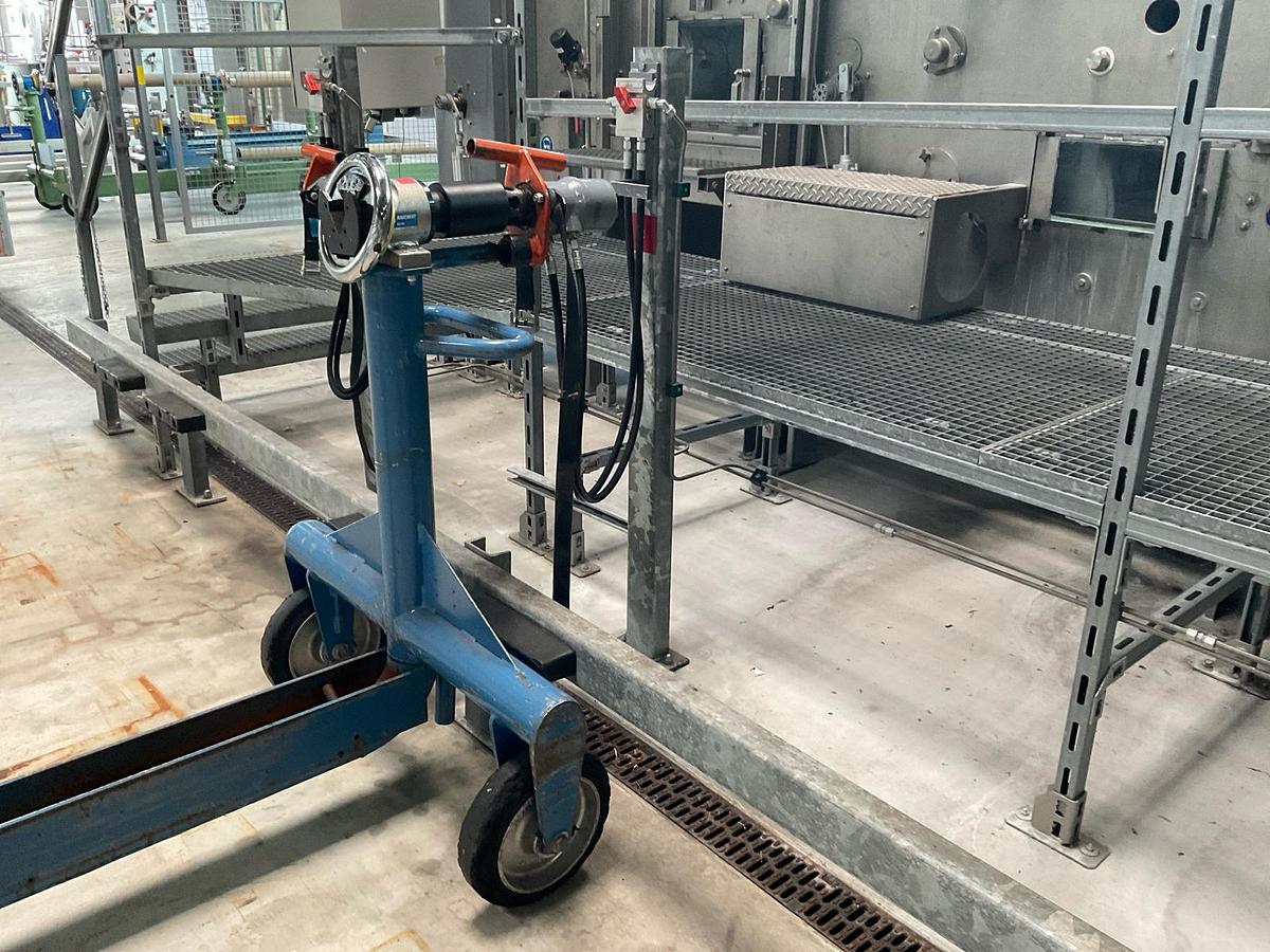 Used 2012 Benninger / Kusters LT-TB-AR high speed continuous (wide fabric) pre washing installation