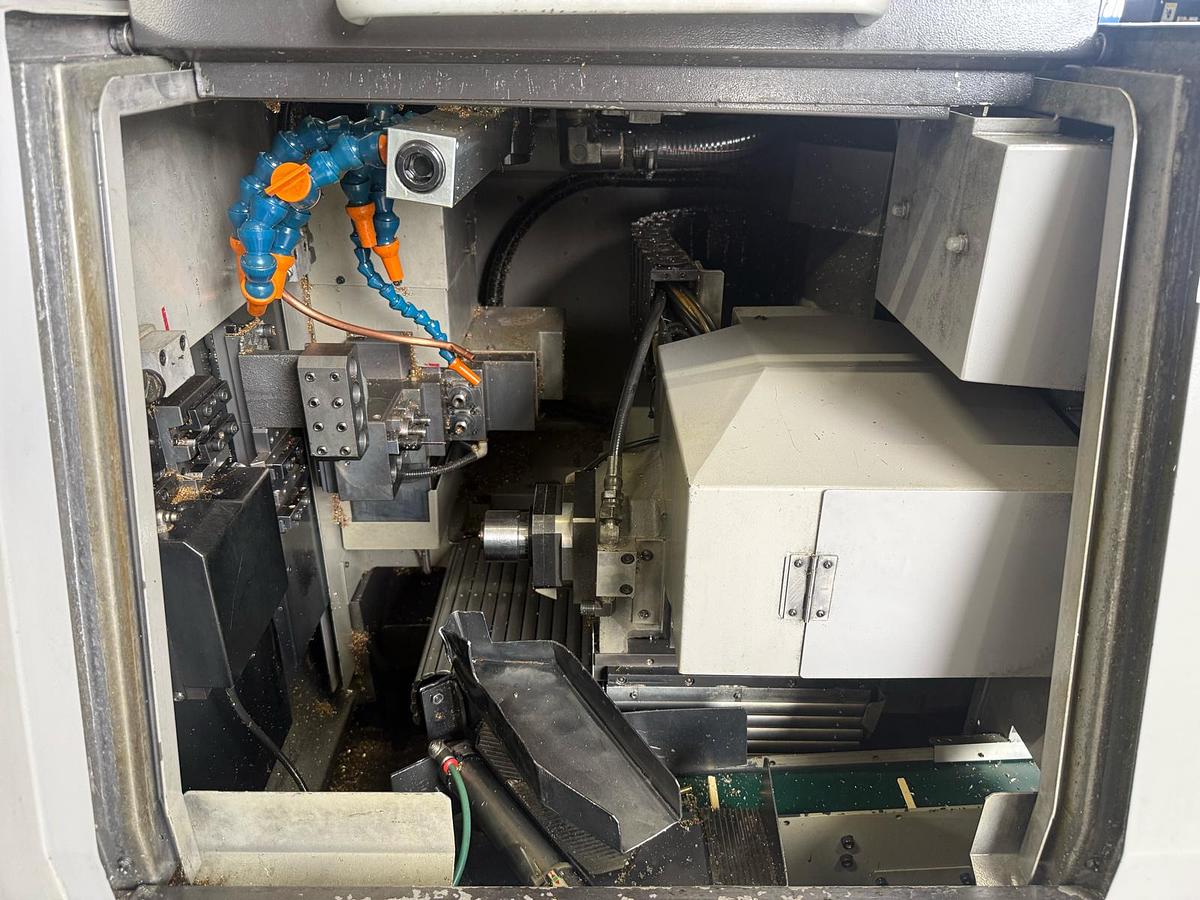 Used 2017 Tsugami B0206E-III CNC Swiss-type automatic lathe including Automatic Bar Feeder