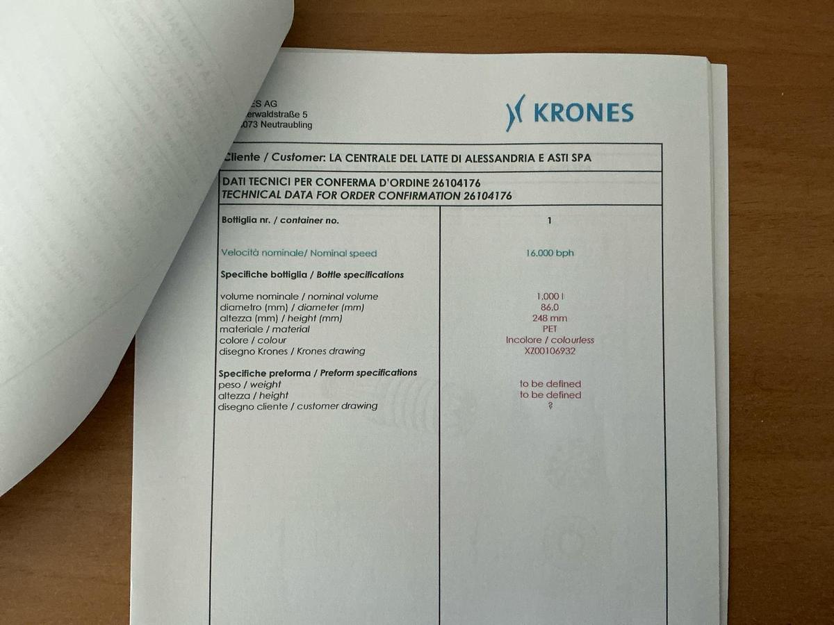 Used 2009 KRONES Contiform S08
