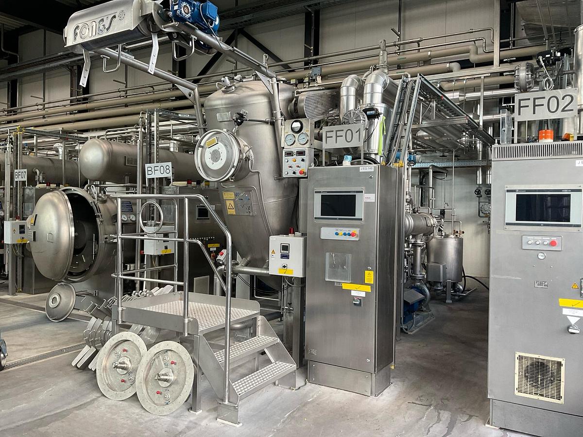 Used 2014 Fong’s ECO-8-D1T single l-shape full stainless steel tubular HT fabric dyeing installation