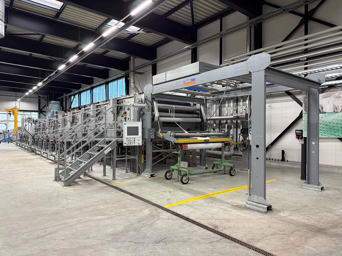 Used 2012 Benninger / Kusters LT-TB-AR high speed continuous (wide fabric) pre washing installation