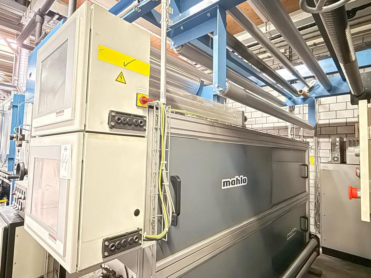 Used 2007 Mahlo CIS-12 /WIS-12 color inspection system