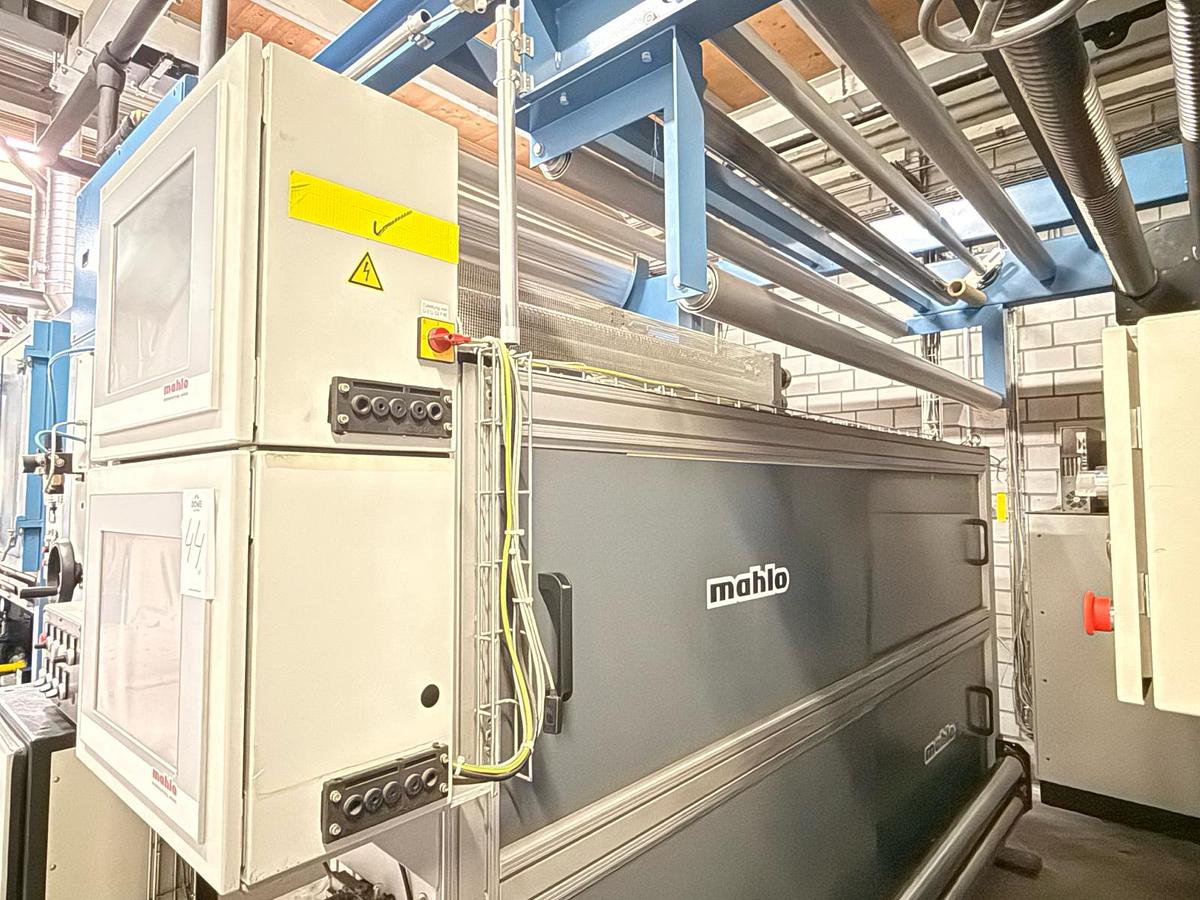 Used 2007 Mahlo CIS-12 /WIS-12 color inspection system