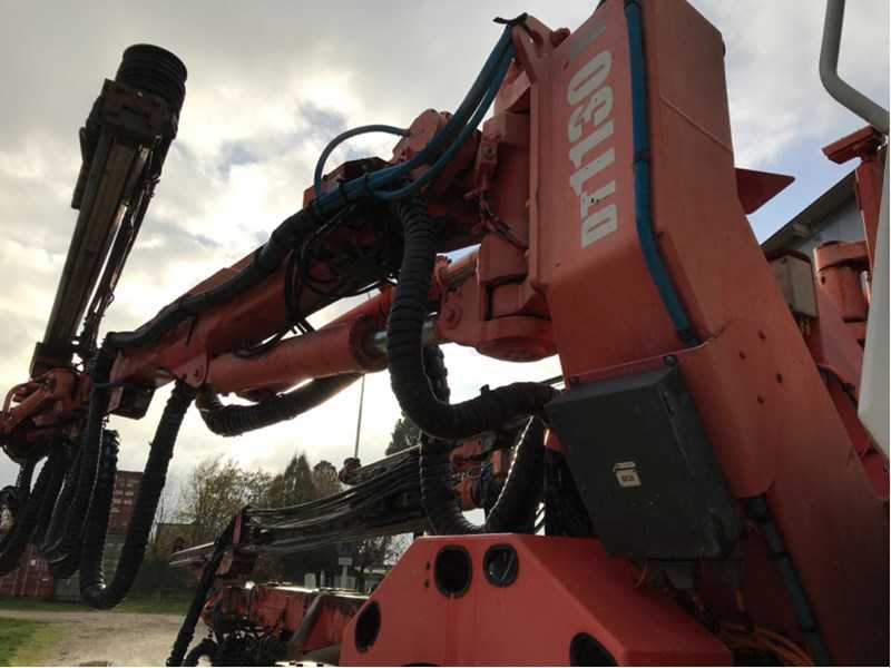 Used 2010 SANDVIK DT1130-SC jumbo drill rig