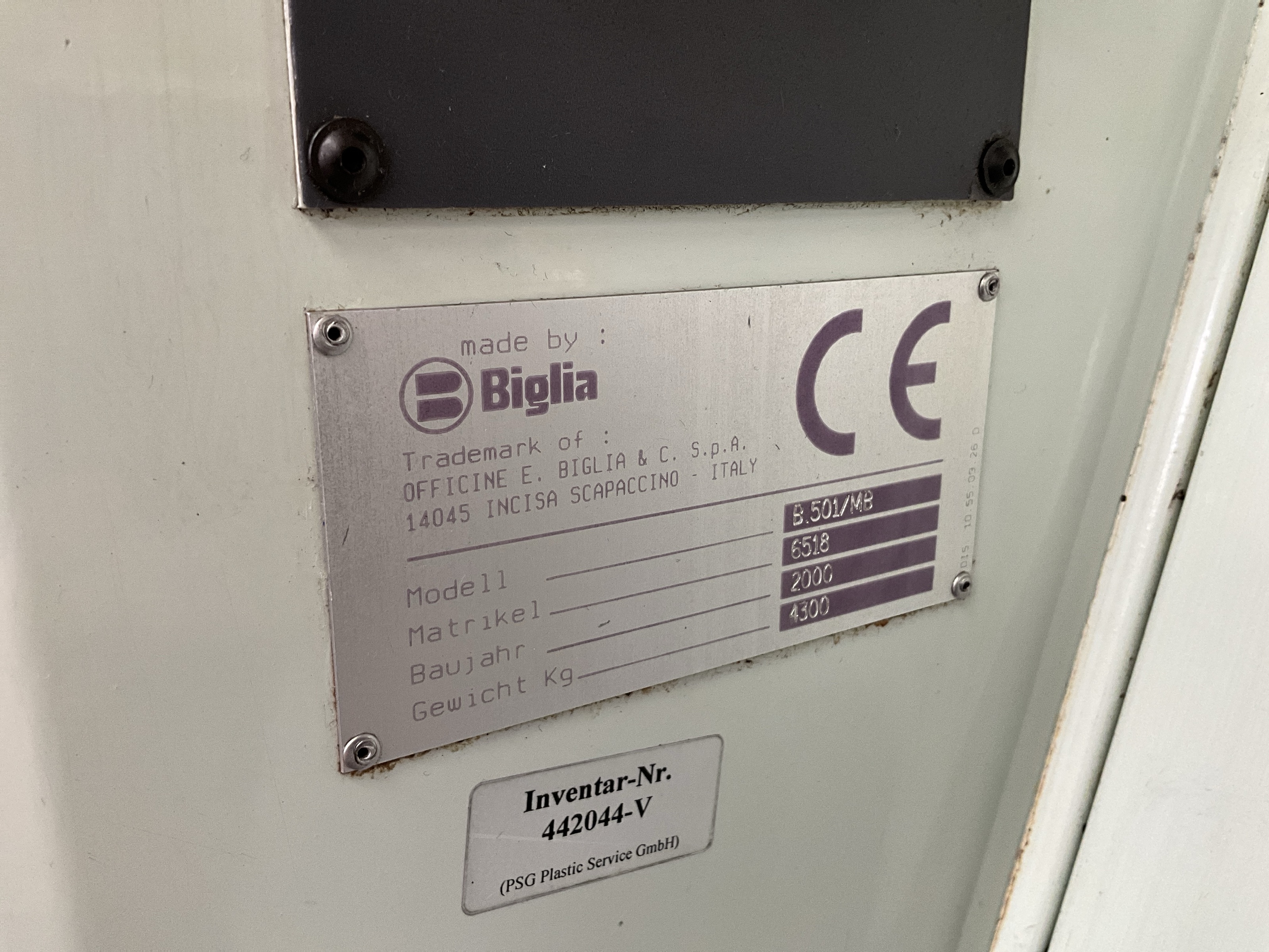 Used 2000 Biglia B 501 MB CNC Lathe