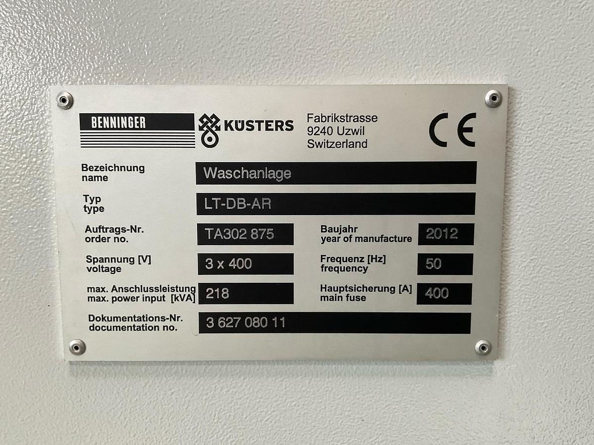 Used 2012 Benninger / Kusters LT-TB-AR high speed continuous (wide fabric) pre washing installation