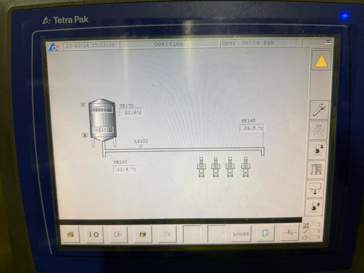 Used 2010 Tetra Pak Tetra Alsafe Aseptic tank 12.518 L