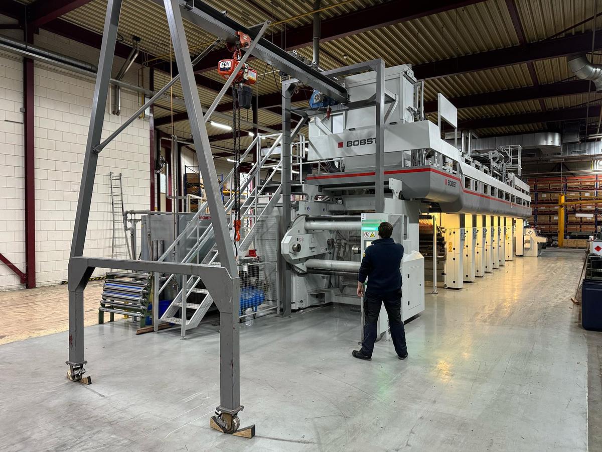 Used 2015 Bobst Rotomec 4003 1000/350/C 7-color rotogravure printing press