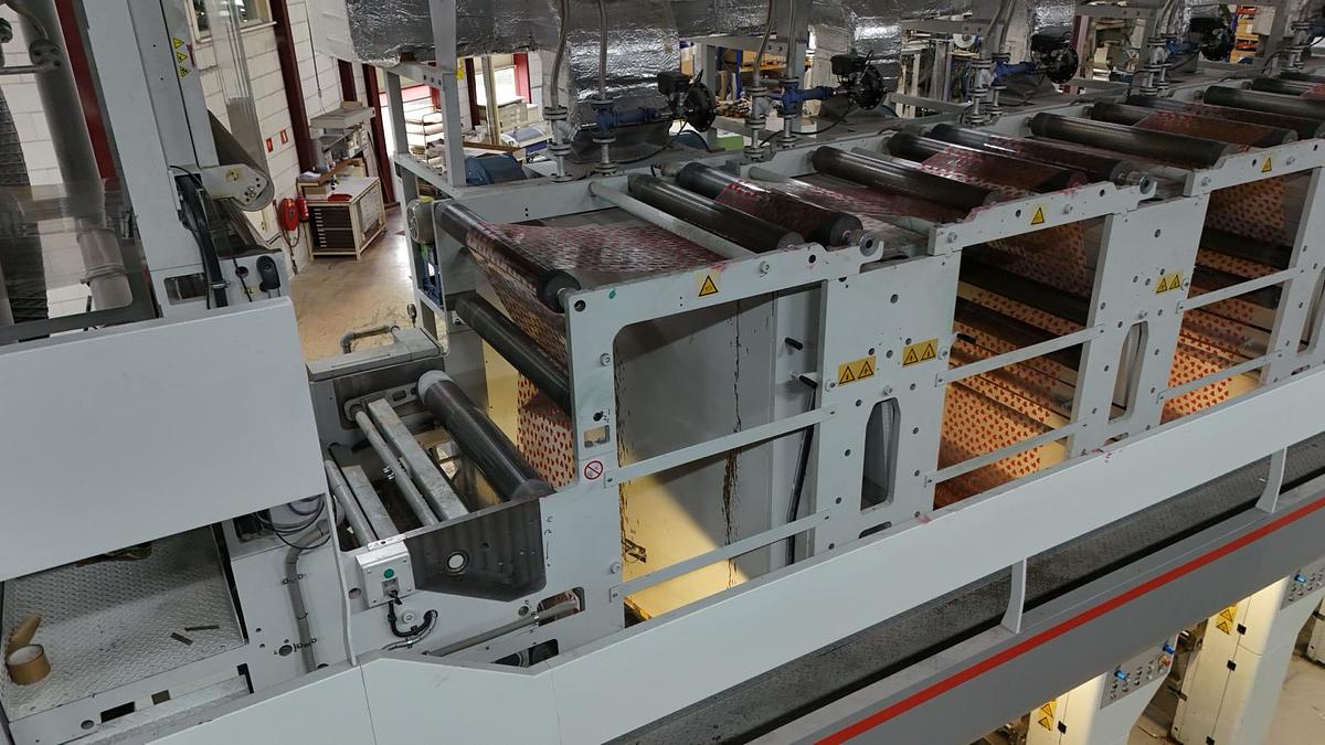 Used 2015 Bobst Rotomec 4003 1000/350/C 7-color rotogravure printing press