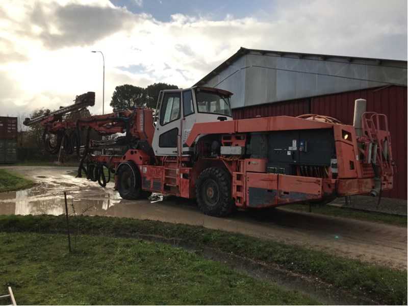 Used 2010 SANDVIK DT1130-SC jumbo drill rig