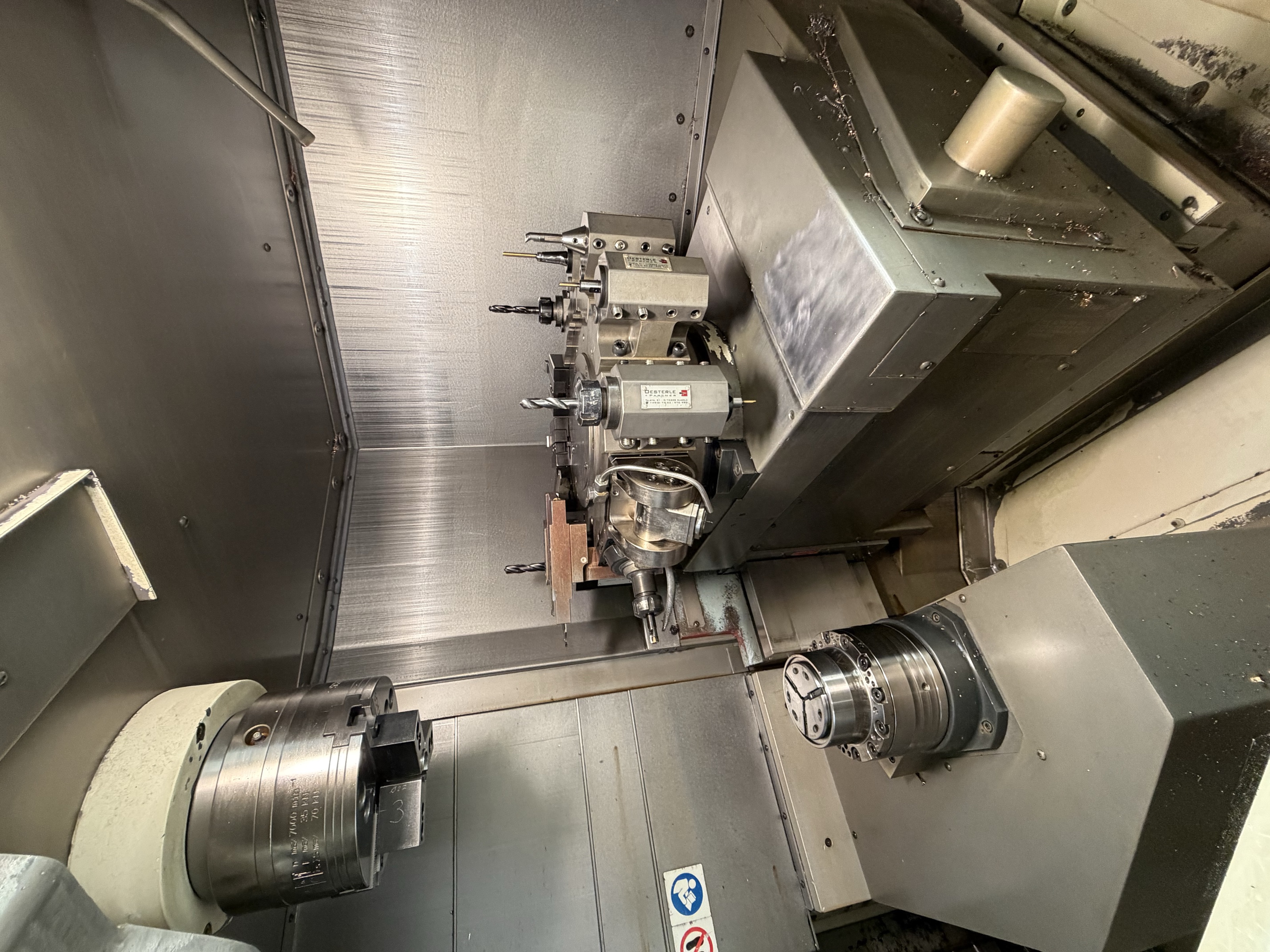 Used 2005 Biglia B 301 YS CNC Lathe