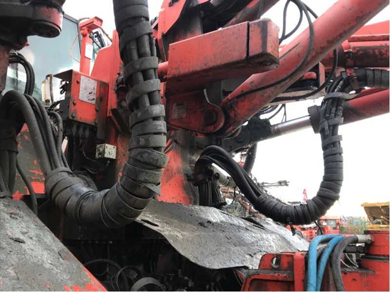 Used 2010 SANDVIK DT1130-SC tunnel jumbo drill rig