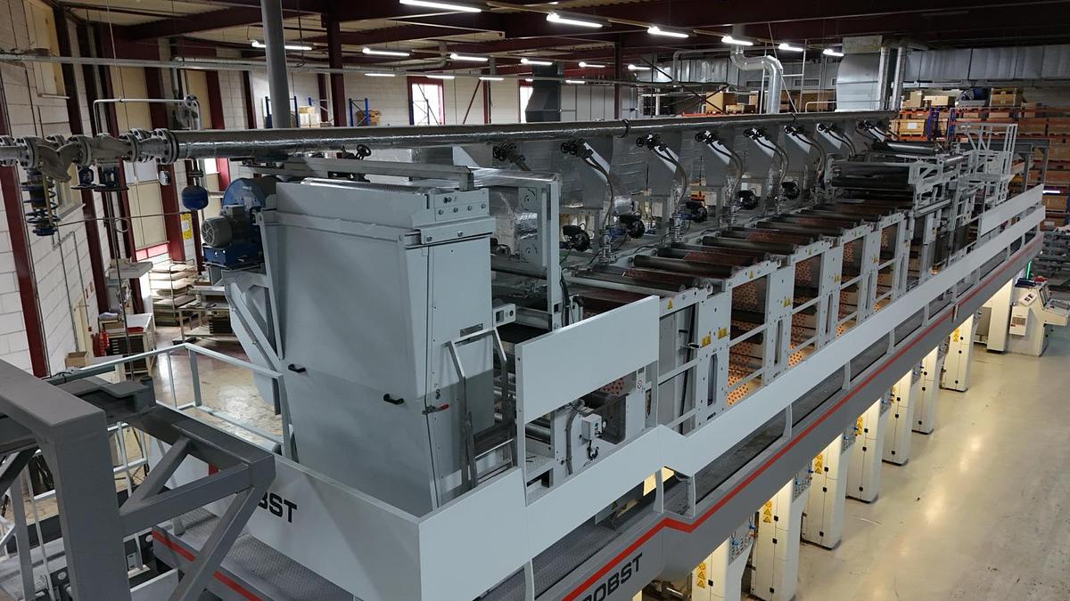 Used 2015 Bobst Rotomec 4003 1000/350/C 7-color rotogravure printing press