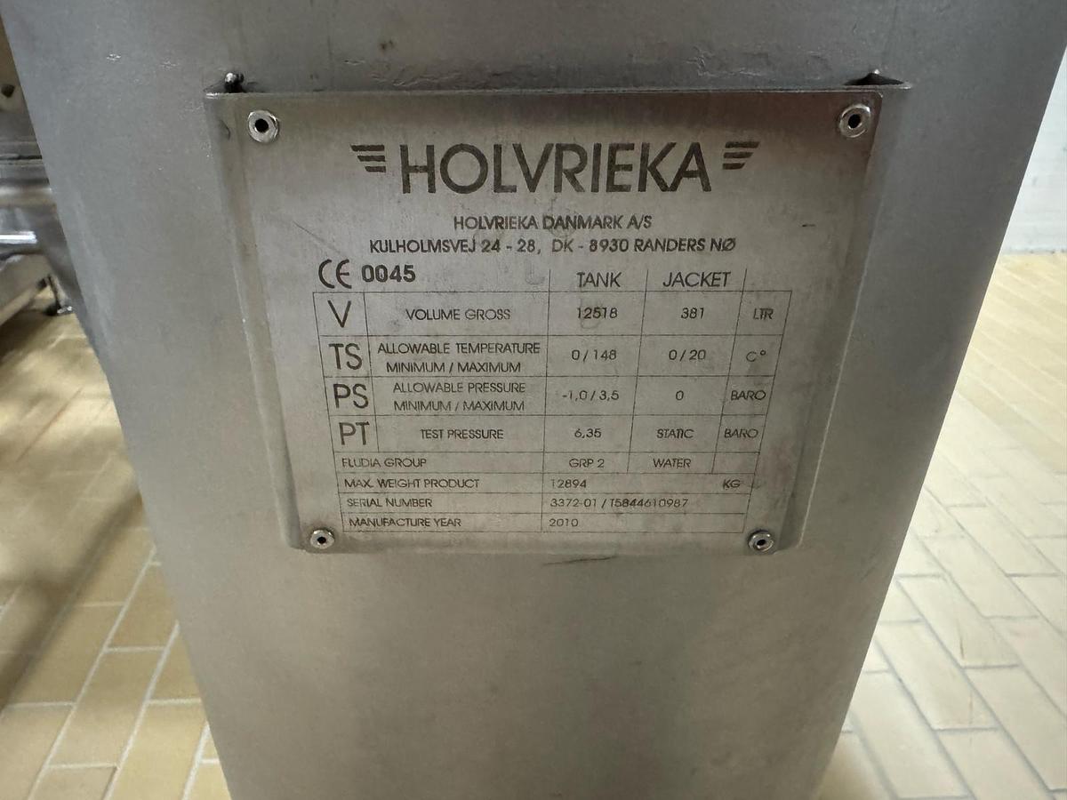 Used 2010 Tetra Pak Tetra Alsafe Aseptic tank 12.518 L