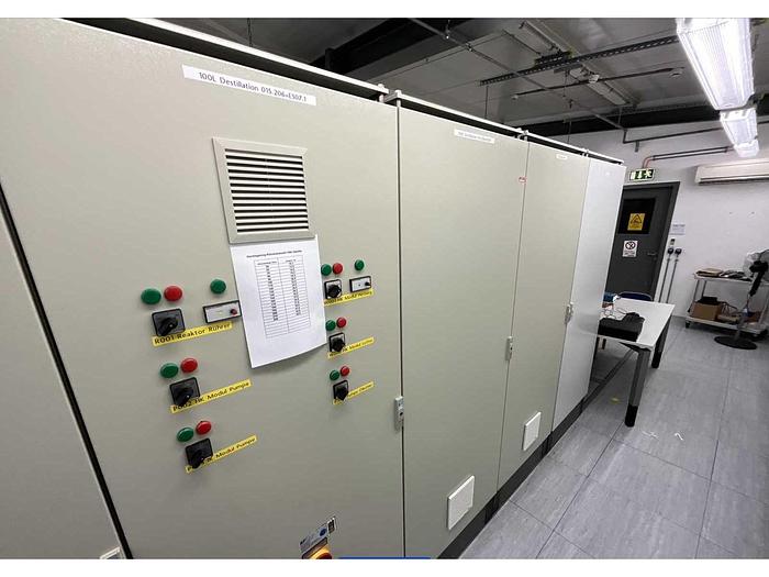 Used 2003 DE DIETRICH 100M Glass Lined Destillation unit 100L with Circulation system