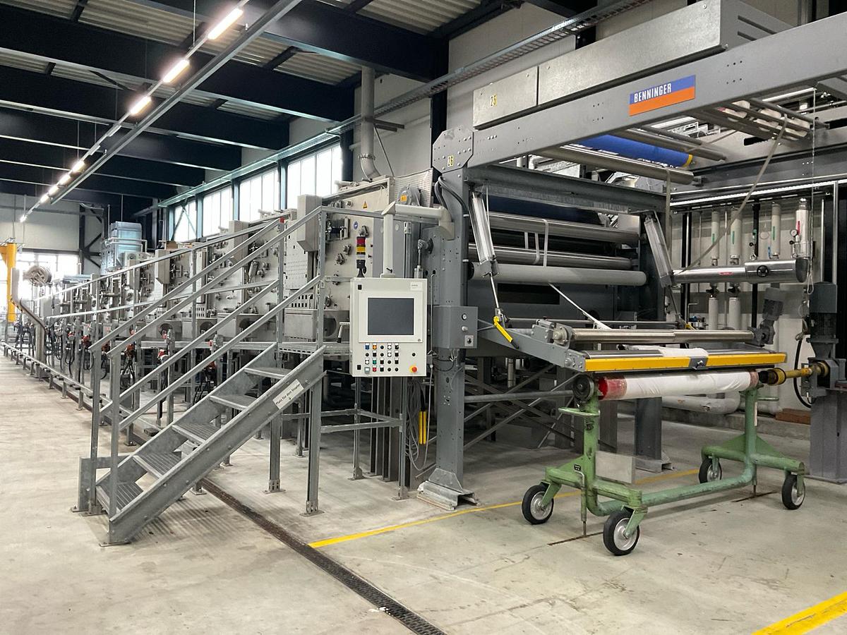 Used 2012 Benninger / Kusters LT-TB-AR high speed continuous (wide fabric) pre washing installation
