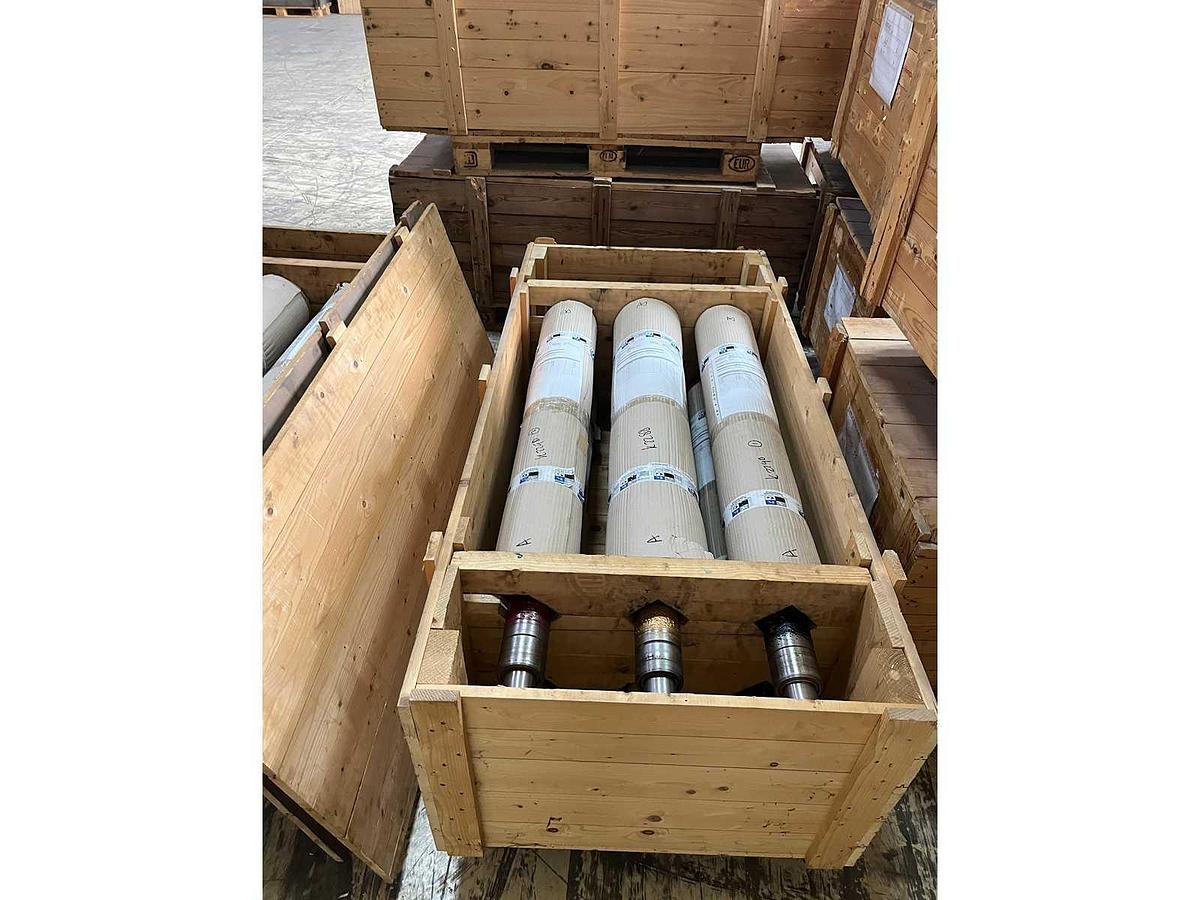 Used Cylinders Kaleidoscope for gift wrap paper printing press (215x)