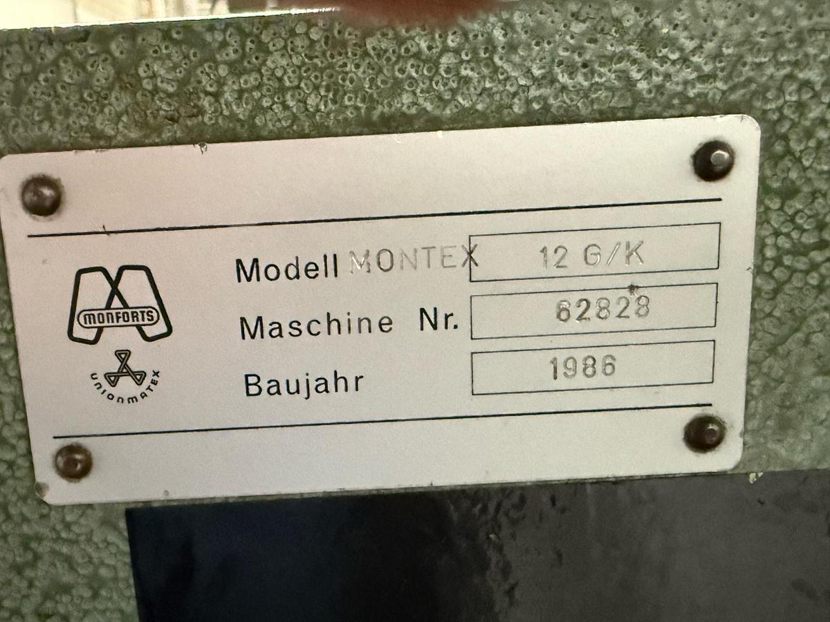 Used 2017 Monforts MONTEX 12 G/K stenter line