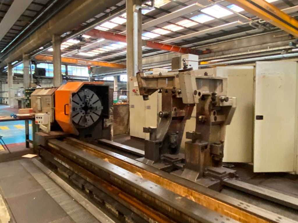 Used SAFOP LEONARD 45/CNC 4-GUIDEWAYS CNC LATHE