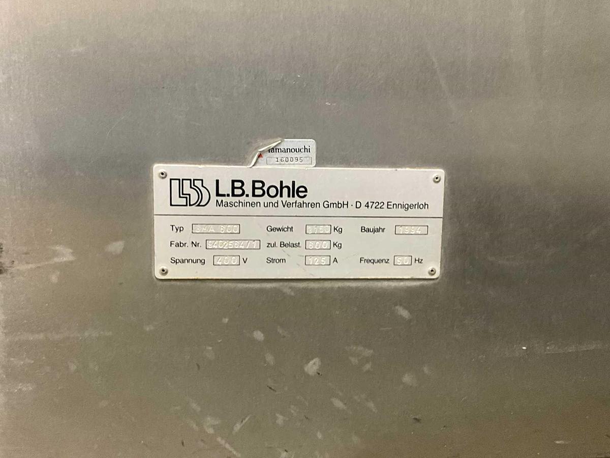 Used 1994 LB BOHLE GMA 600 Granulator