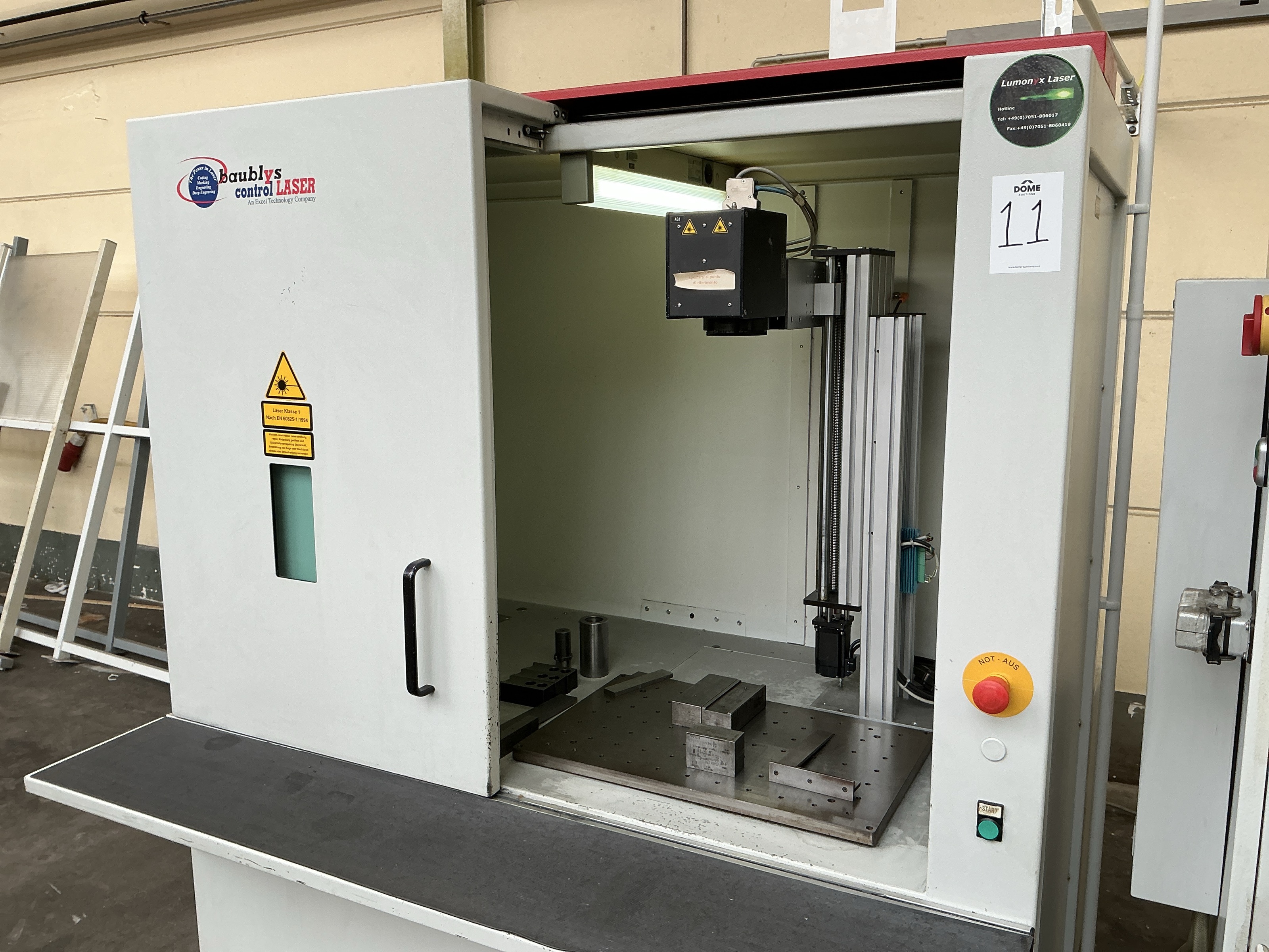 Used 2004 Baublys 65S/NC 500 Laser Engraving Machine