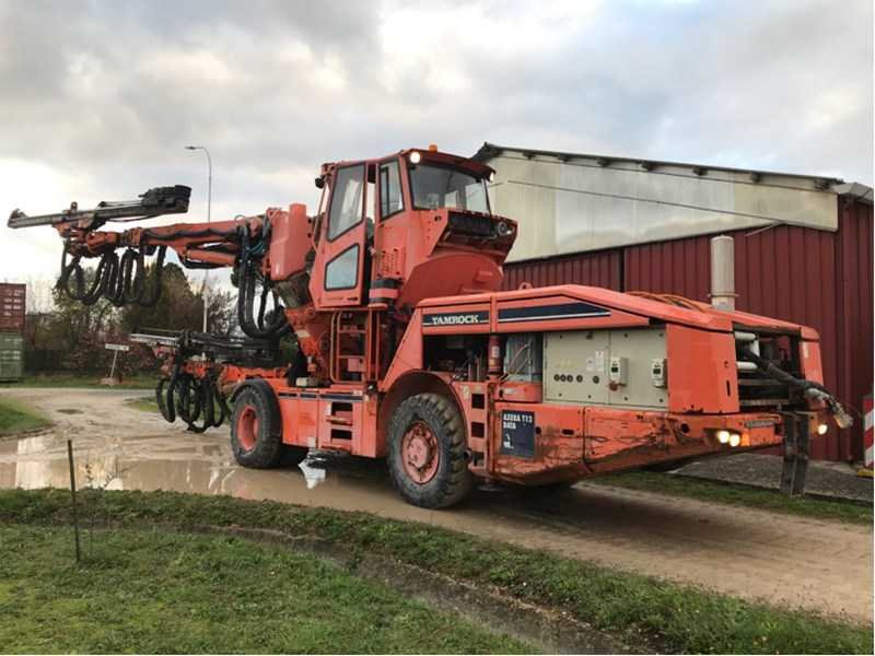 Used 2000 TAMROCK AXERA T12 DATA-3.15 tunnel jumbo drill rig