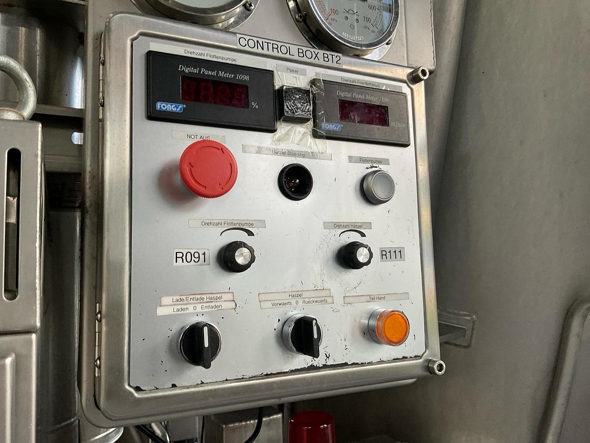 Used 2014 Fong’s ECO-8-D1T single l-shape full stainless steel tubular HT fabric dyeing installation