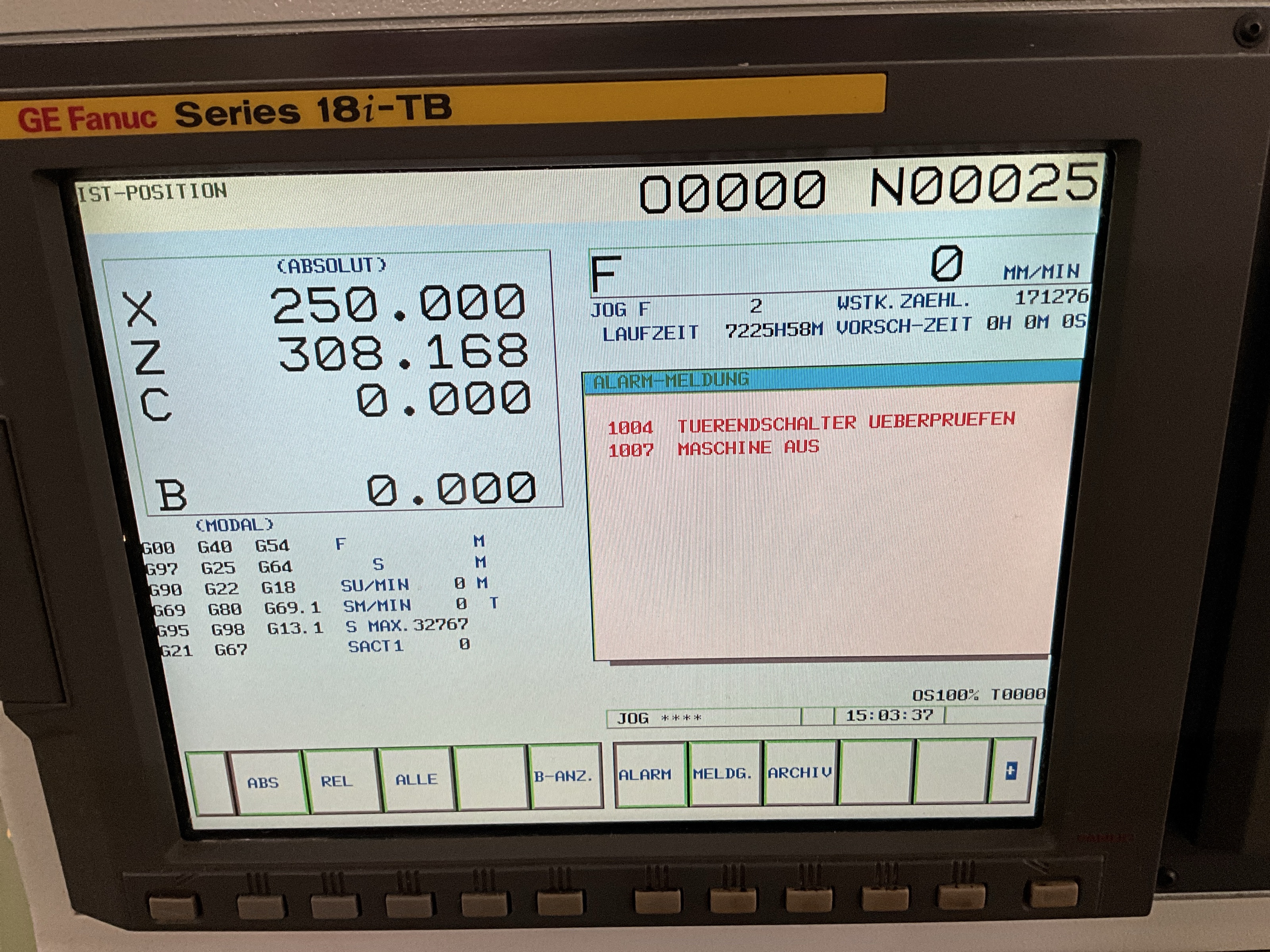Used 2003 Biglia B 301 MB CNC Lathe