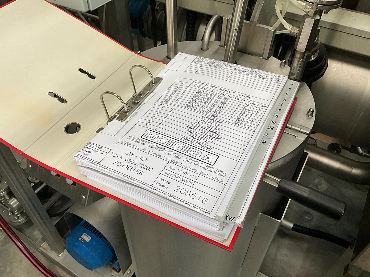 Used 2019 Noseda AUTOCLAVE TS 500 horizontal fabric dyeing installation