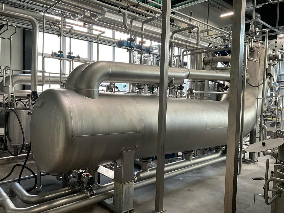 Used 2014 Fong’s ECO-8-D1T single l-shape full stainless steel tubular HT fabric dyeing installation