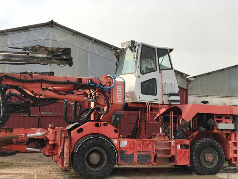 Used 2010 SANDVIK DT1130-SC jumbo drill rig