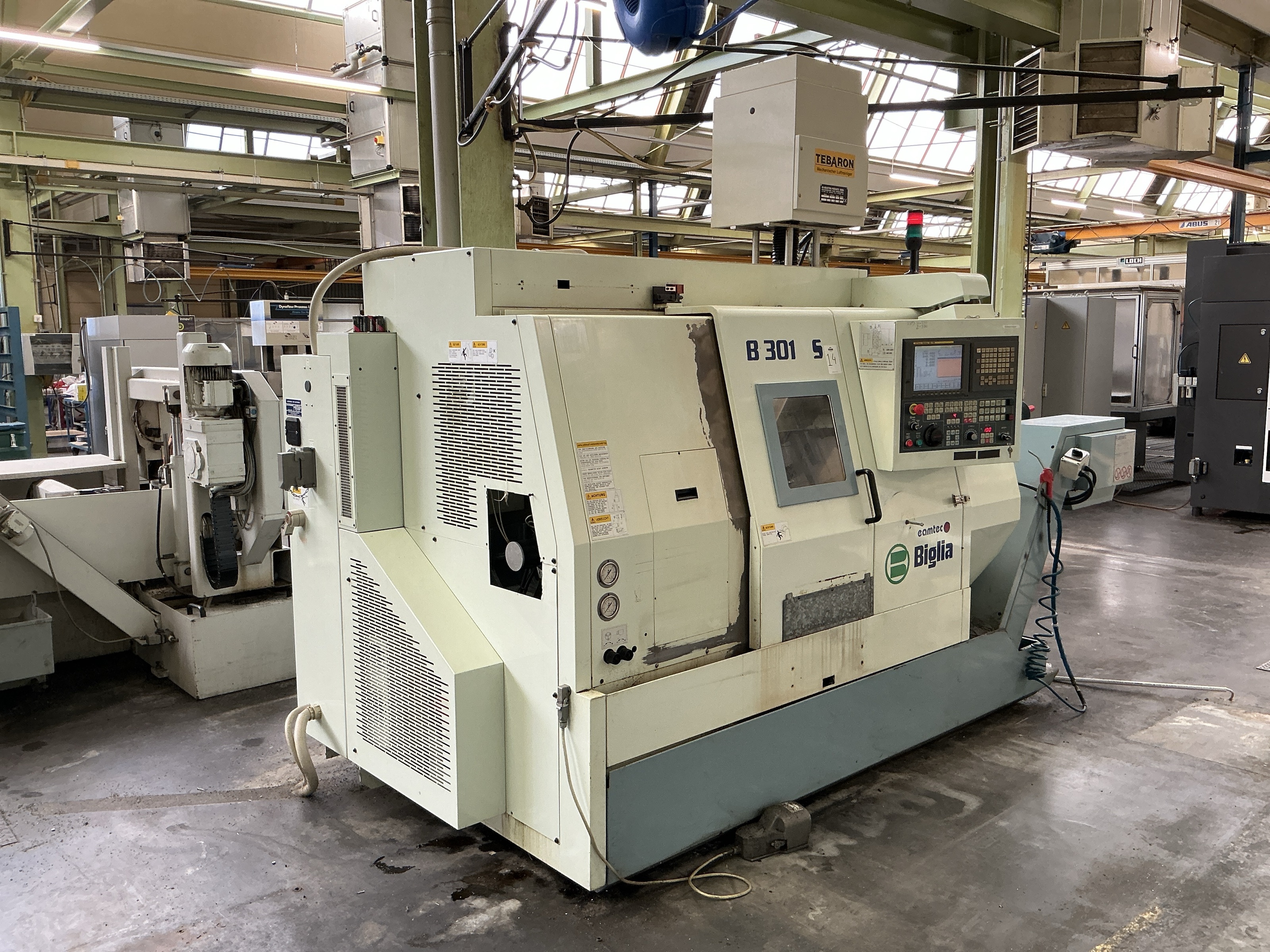 Used 2005 Biglia B 301 YS CNC Lathe