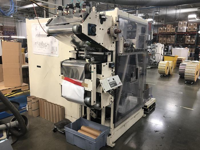 Used 18" MARTIN AUTOMATIC  LRD5-18-24 TRANSFER REWINDER