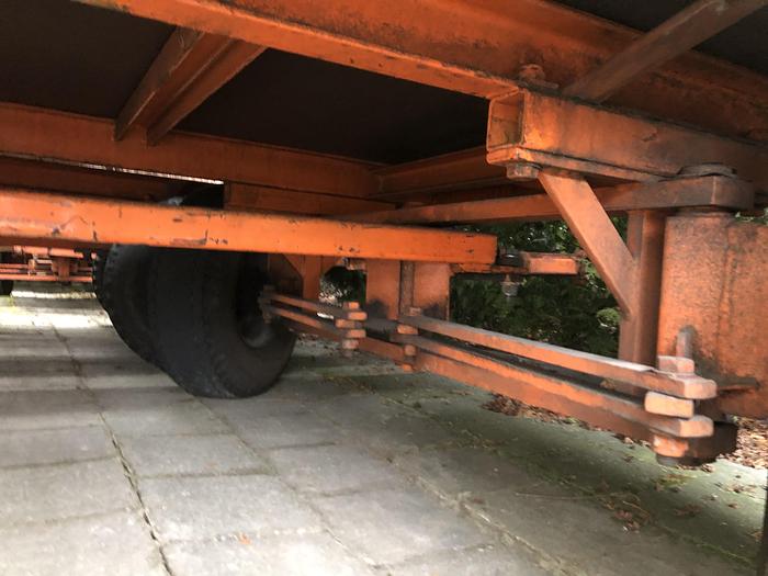 Gebruikt Fetra Transport wagen, Platte kar