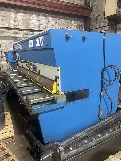 Used 5/16" x 10', GASPARINI, 2005, MODEL CO 3006, HYDRAULIC SHEAR