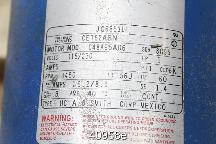 Used Goulds HB710 Water Gun Multi-Stage Booster Pump #40958