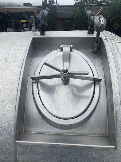 Used Tank, 1,250 Gallon, S/st, Jkt, DT/CB, Insul #S743883