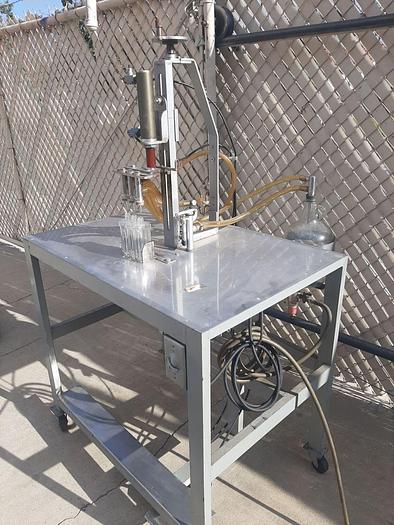 Used Filler, Vacuum, 3-Head, S/st, Inline, 3 Ounces #S744552